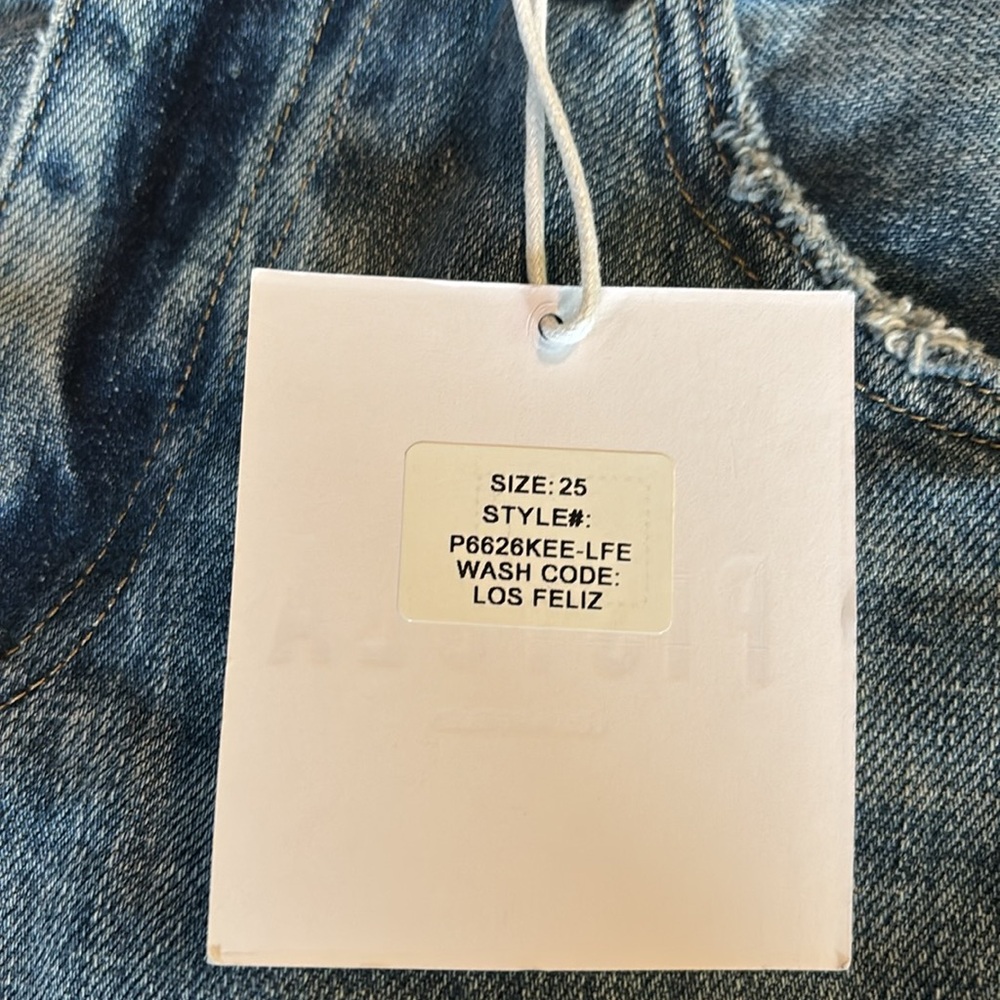 Pistola high rise distressed Jeans NWT size 25 - Picture 8 of 8